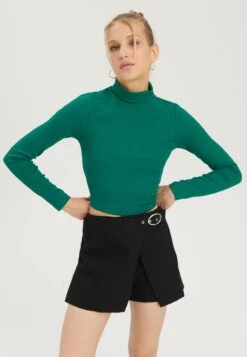 Even&Odd Maglietta A Manica LungaGreen Donna T-shirt E Top EV421D24N-M11