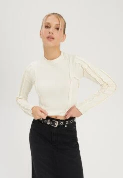 Even&Odd Maglietta A Manica LungaOff-White Donna T-shirt E Top EV421D24O-A11