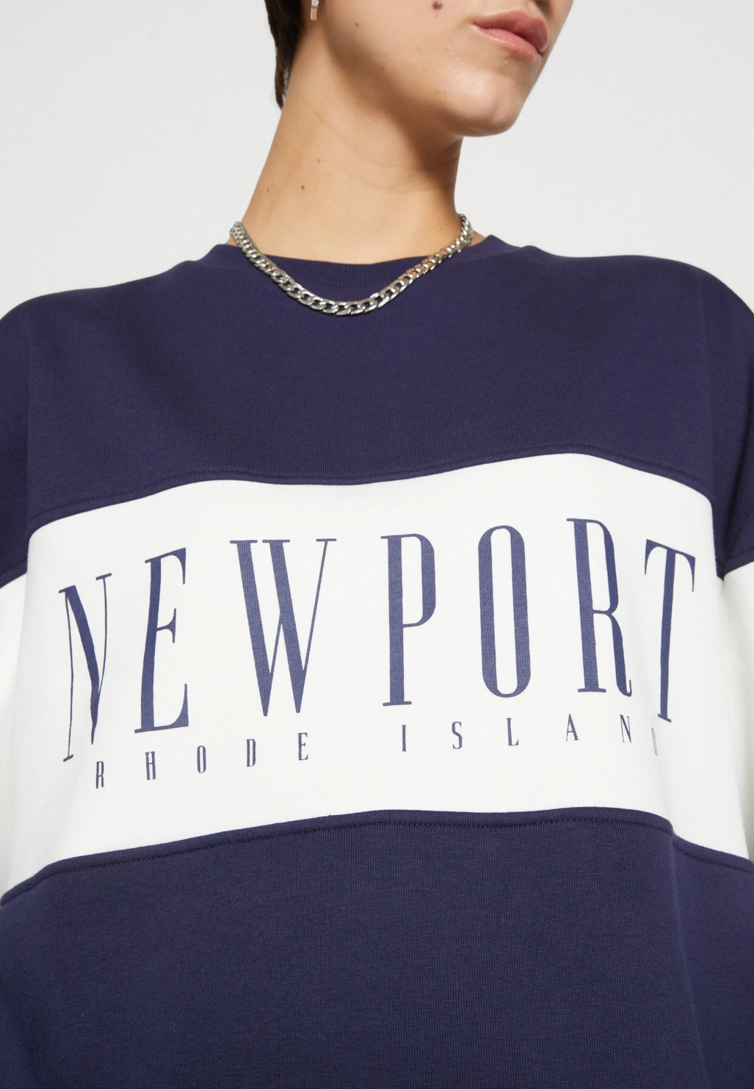 Even&Odd FelpaDark Blue/White Donna Felpe EV421J0DQ-K11 6 Even&Odd FelpaDark Blue/White Donna Felpe EV421J0DQ-K11 - immagine 6