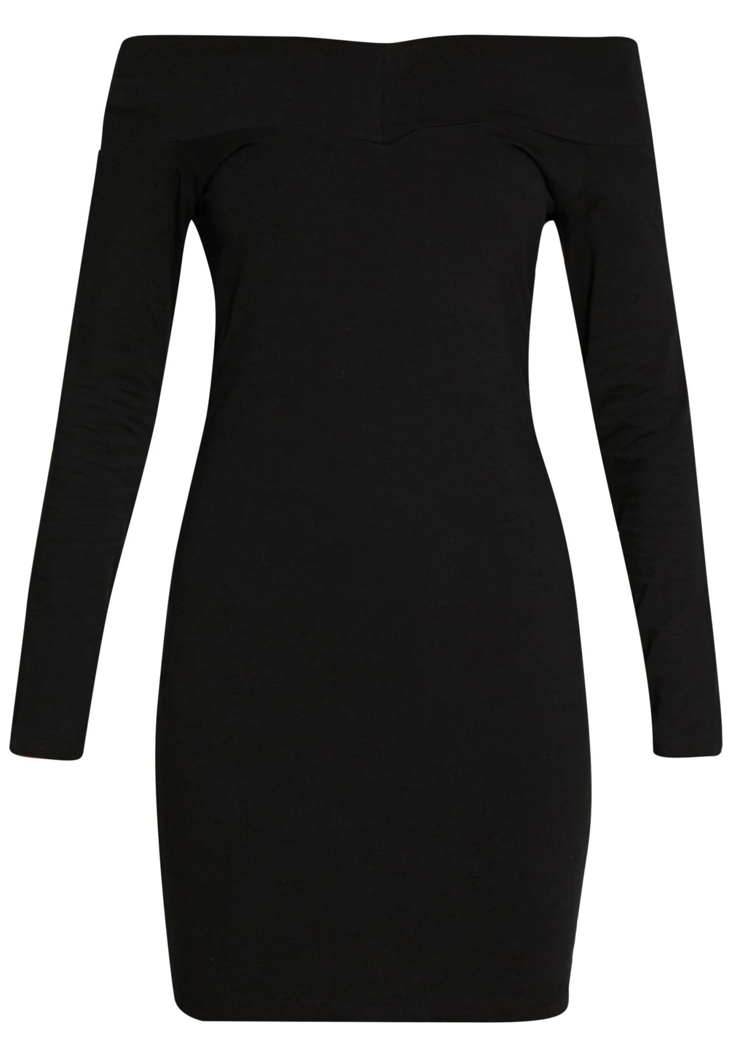 Even&Odd BasicOff-Shoulder Mini Long Sleeves DressTubinoBlack Donna Vestiti EV421C0ZW-Q11 5 Even&Odd BasicOff-Shoulder Mini Long Sleeves DressTubinoBlack Donna Vestiti EV421C0ZW-Q11 - immagine 5