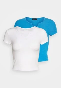 Even&Odd 2 PackT-Shirt BasicBlue/White Donna T-shirt E Top EV421D24U-K11 14 Even&Odd 2 PackT-Shirt BasicBlue/White Donna T-shirt E Top EV421D24U-K11 -Fashion d3380ce8fb9a469bbb908e5b080ae4a3