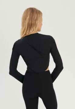 Even&Odd Maglietta A Manica LungaBlack Donna T-shirt E Top EV421D24O-Q11 -Fashion d3b1412cf6cd4ea08cfb6cdac4e8dd36