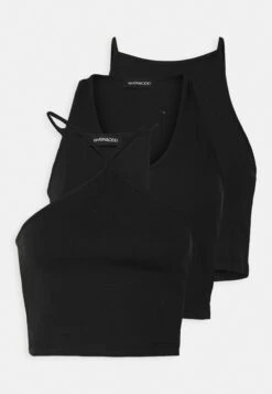 Even&Odd 3 PackTopBlack Donna T-shirt E Top EV421D20T-Q11