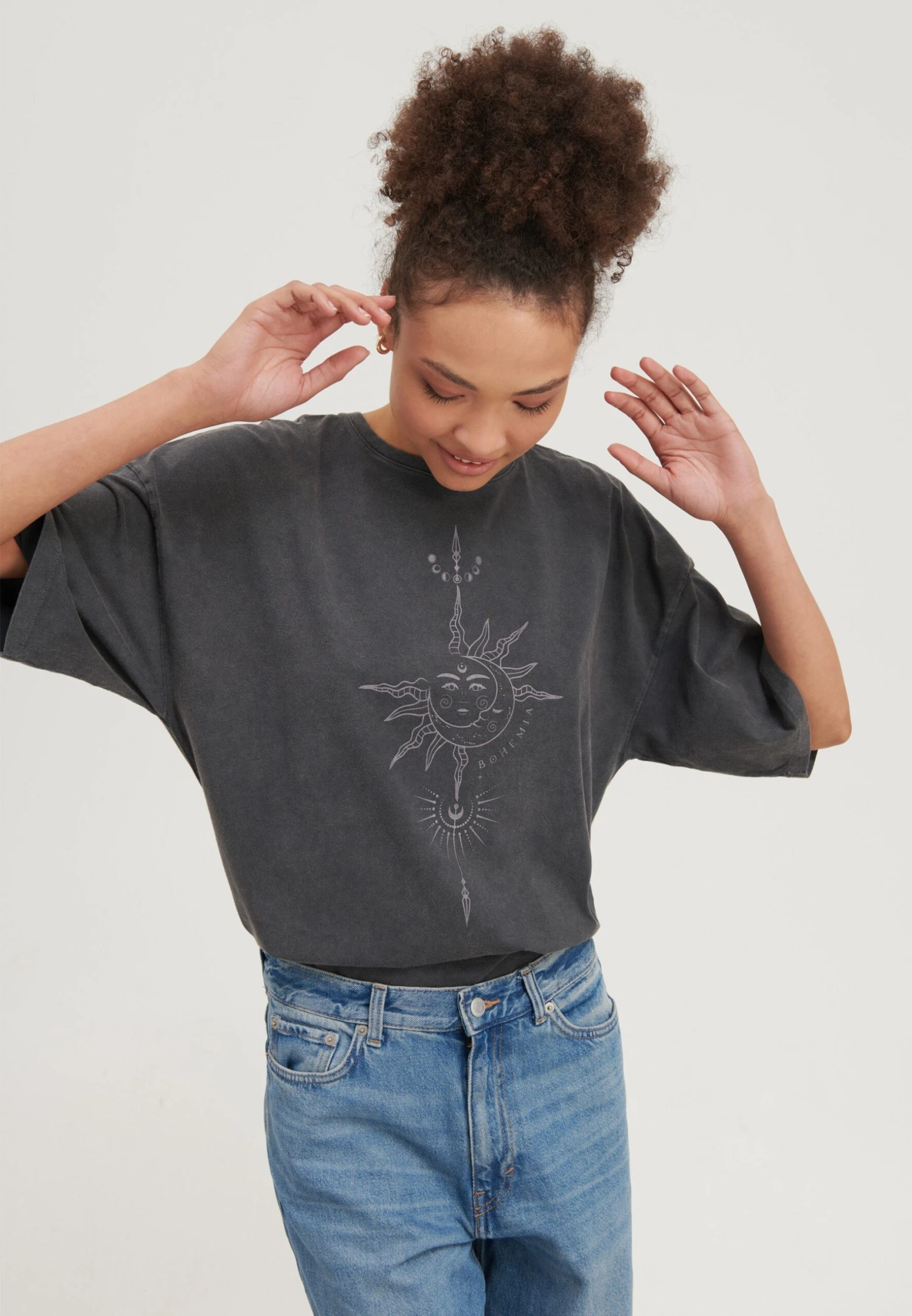 Even&Odd T-Shirt Con StampaBlack Donna T-shirt E Top EV421D25Q-Q11 1 Even&Odd T-Shirt Con StampaBlack Donna T-shirt E Top EV421D25Q-Q11