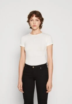 Even&Odd 2 PackT-Shirt BasicWhite/Khaki Donna T-shirt E Top EV421D223-A11 -Fashion e191be1c5c2649e097befad7b716a613