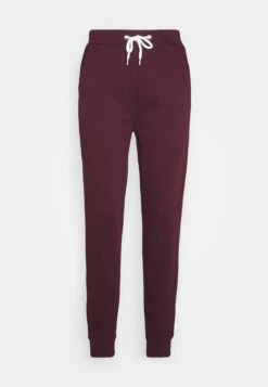 Even&Odd Regular Fit Jogger With Contrast - Pantaloni Sportivi - Dark Red -Fashion e25f67a3843842aa938ff1bb115cd950