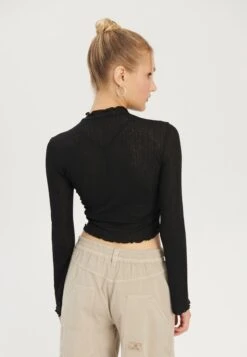 Even&Odd Maglietta A Manica LungaBlack Donna T-shirt E Top EV421D270-Q11 7 Even&Odd Maglietta A Manica LungaBlack Donna T-shirt E Top EV421D270-Q11 -Fashion ea89b2c963b941a4b1e4d6849917550f