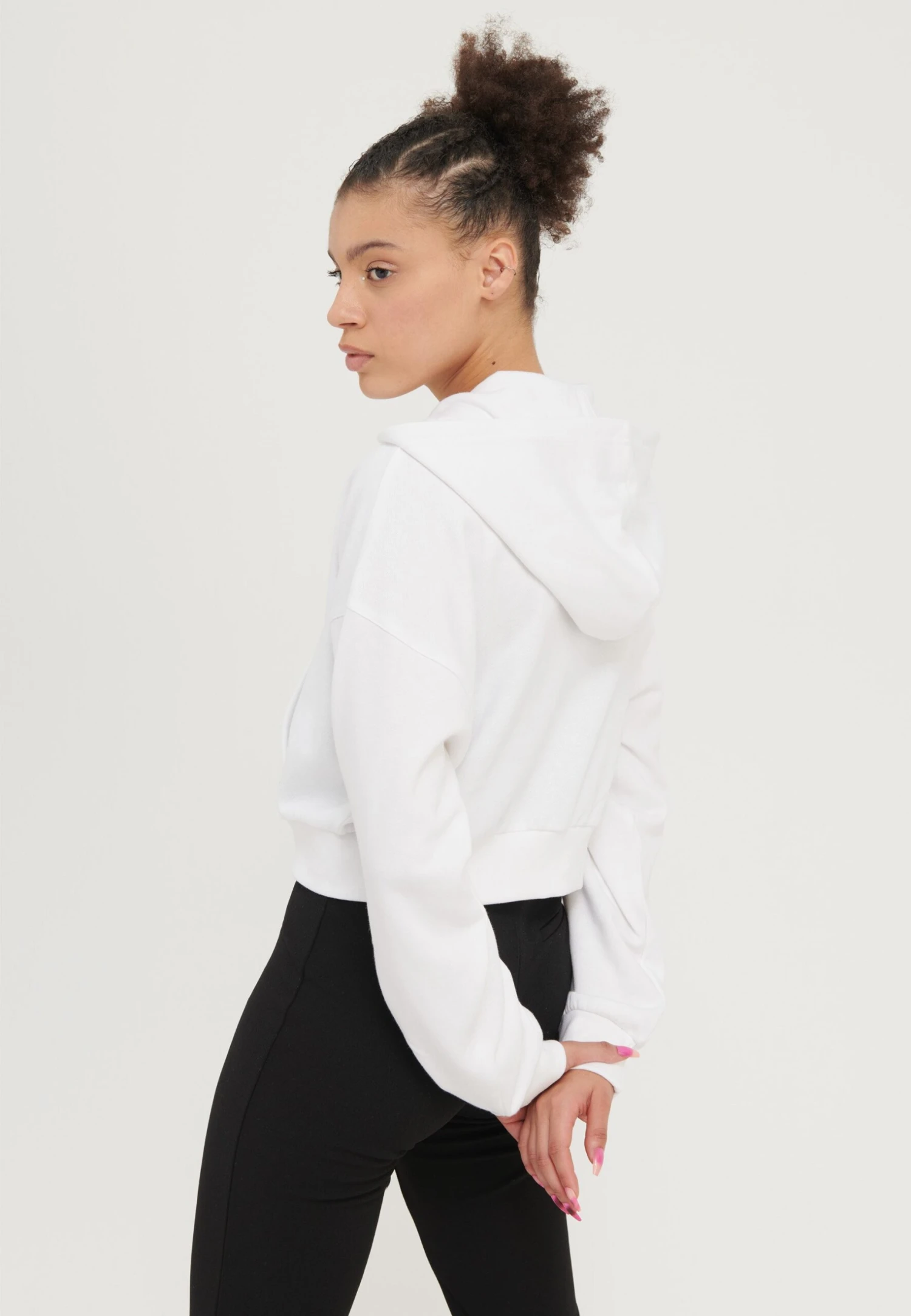 Even&Odd Felpa Con ZipWhite Donna Felpe EV421J0BE-A12 3 Even&Odd Felpa Con ZipWhite Donna Felpe EV421J0BE-A12 - immagine 3