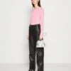 Even&Odd 2 PackMaglietta A Manica LungaLight Pink/Black Donna T-shirt E Top EV421D19Z-J11