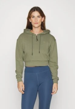 Felpa Con CappuccioOlive Donna Felpe EV941G01B-N11