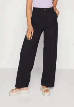 Wide Leg TrousersPantaloniBlack Donna Pantaloni EVI21A01H-Q11