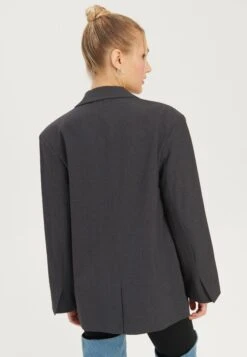 Even&Odd Oversize Kurzmantel - Giacca Leggera - Mottled Grey -Fashion ffcbe27507ba4e8d84442e940bb8a785